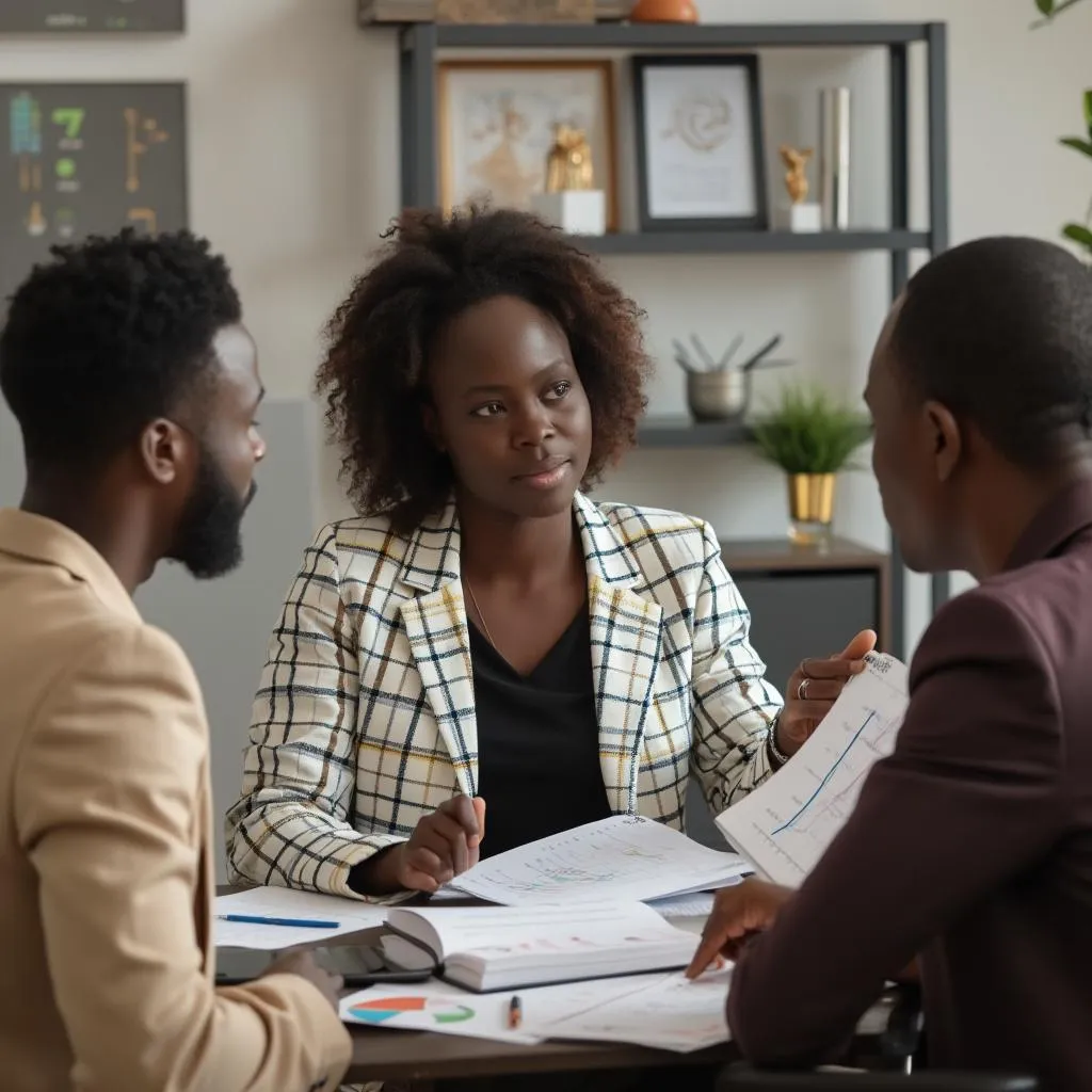 Financial advisor working with Ghanaian clients